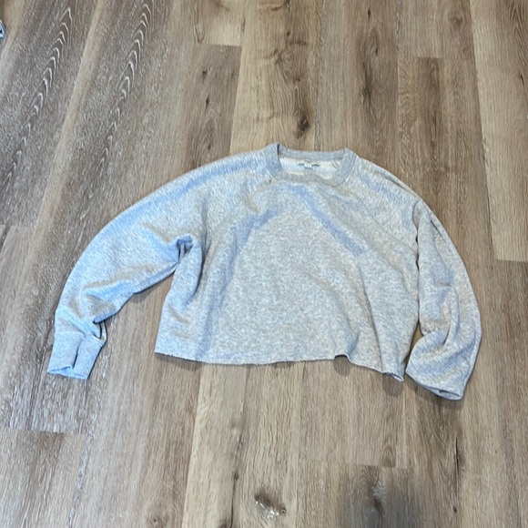 aerie Tops - Distressed aerie sweatshirt / cropped